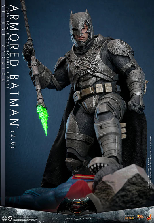 (In Stock) Hot Toys MMS743D63 Batman V Superman Dawn Of Justice - Armored Batman (2.0) 1/6th Scale Collectible Figure (Deluxe Version)